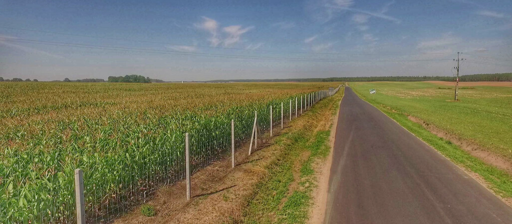 Droga Próchnowo - Bronikowo wyremontowana 