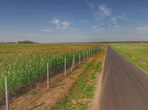 Droga Próchnowo - Bronikowo wyremontowana  - grafika