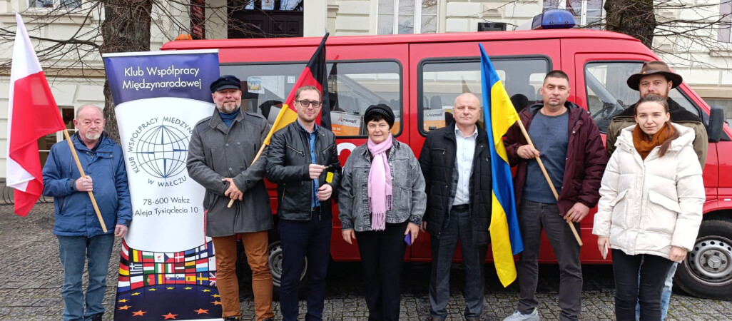 Wóz strażacki - dar Niemców dla Ukraińców