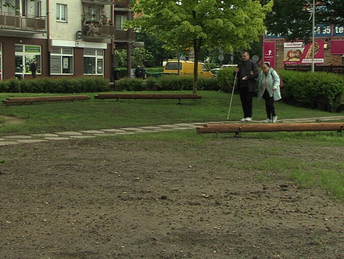 Nowe życie skweru  - grafika