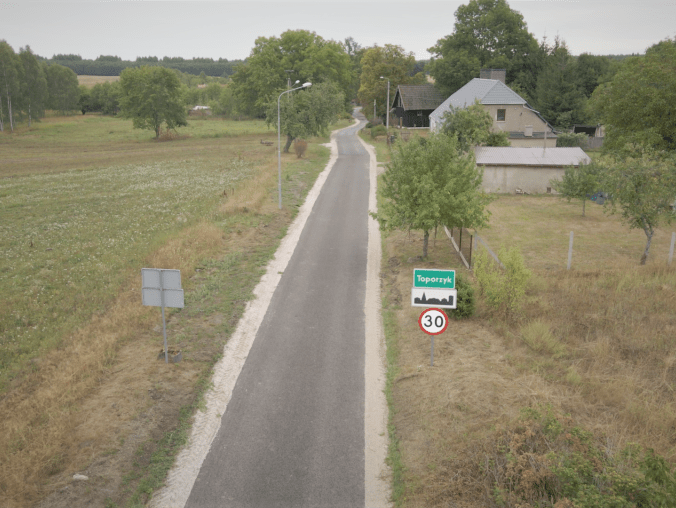 Nowa droga do wsi Toporzyk i Lipie  - grafika