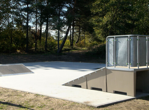 Skatepark w Zakrzewie - grafika