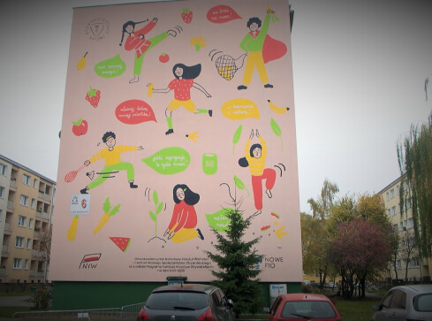 Mural pochłaniający smog. Jest już taki  - grafika
