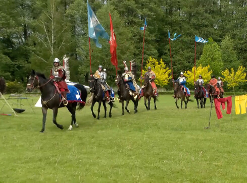 Husaria, muzyka i ogień na złotowskim pikniku [zaproszenie] - grafika