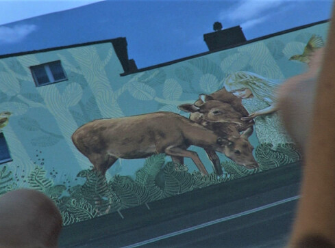 Legendarny Złotów. Na Kościuszki powstaje mural - VIDEO  - grafika