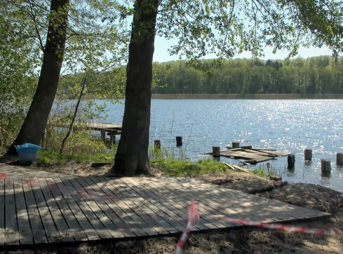 Jezioro Zaleskie bez pomostów  - grafika