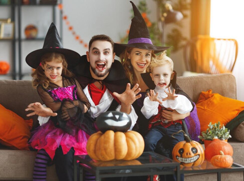 Rodzinne Halloween. Pomysły na zabawy z dziećmi - grafika