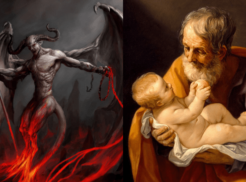 Zadasz pytanie Jezusowi, posłuchasz diabła, porozmawiasz z Adamem i  - grafika