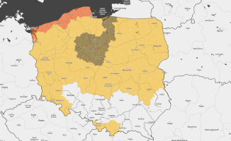 Opóźnienia pociągów przez porywisty wiatr 