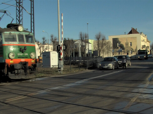 Awaria na przejeździe kolejowym w Chodzieży  - grafika