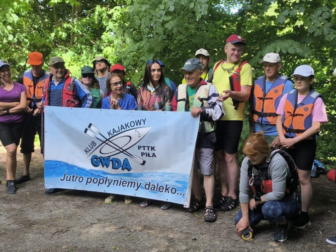 Popłynęli Rurzycą i Gwdą - grafika