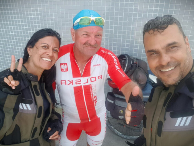 Przejechał rowerem Kolumbię, Ekwador Peru, Chile, Argentynę, Urugwa - grafika