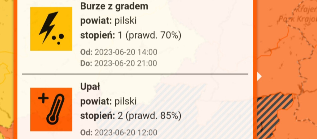 Będzie gorąco i burzowo – ostrzega IMGW