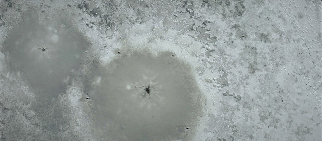 Zalew Koszycki w zimowym anturażu