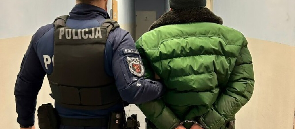 Szukali go Niemcy, a złapali chodziescy policjanci