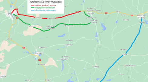 Szykuje się protest rolników. Jutro utrudnienia na DK10 i 11 - grafika