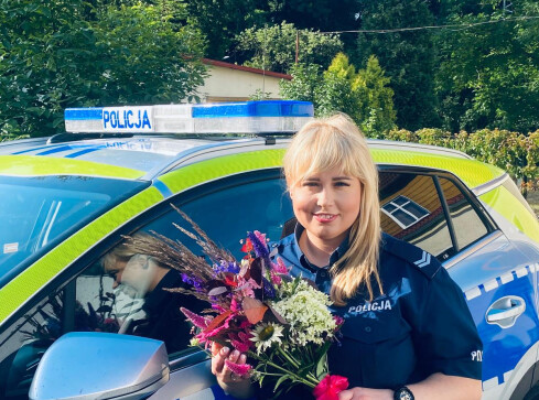 Wałecka policjantka wyróżniona w ogólnopolskim konkursie - grafika