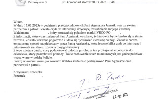 Kierowca z atakiem cukrzycowym. Pomogli policjanci