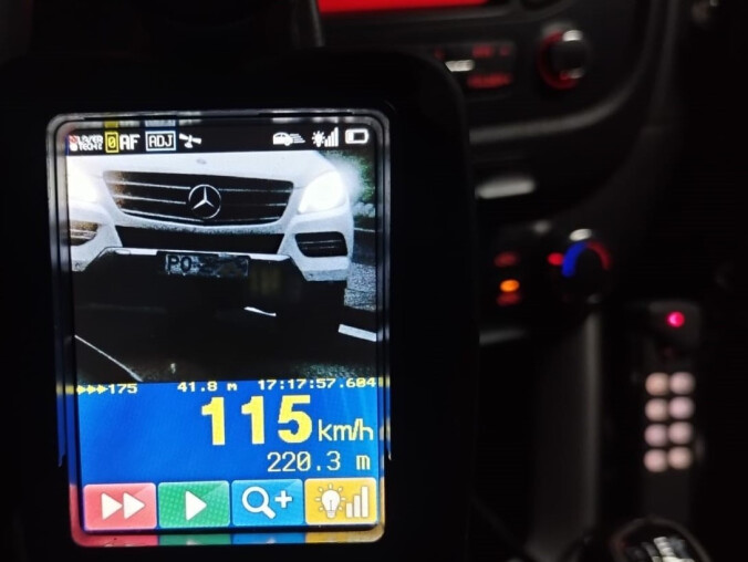 Pędził 115 km/h w terenie zabudowanym - grafika