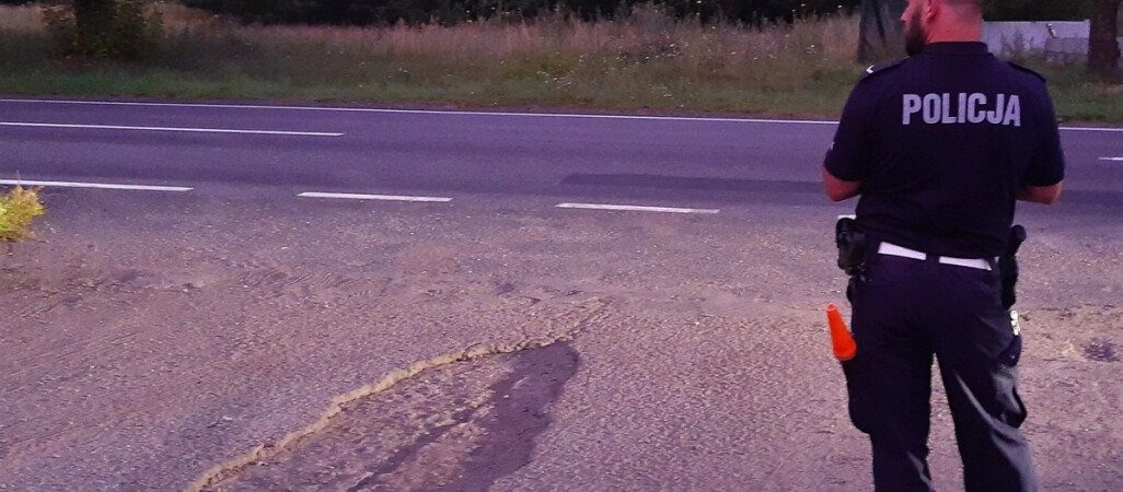 Pijany kierowca zaoferował pomoc... policjantom
