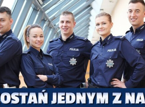 Zostań jednym z nas – zachęca policja - grafika