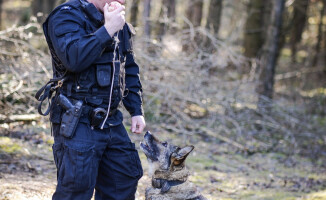 Czworonożny funkcjonariusz w szeregach pilskiej policji 