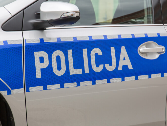 Samochód w rowie - grafika