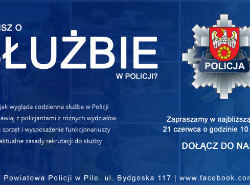 I ty możesz zostać policjantem - grafika