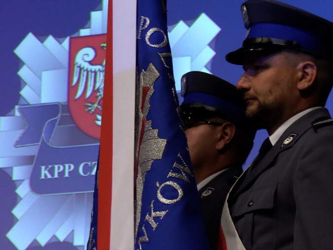 Policjanci świętują - grafika