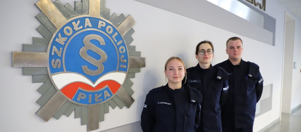 Słuchacze Szkoły Policji w Pile zatrzymali nietrzeźwego kierowcę