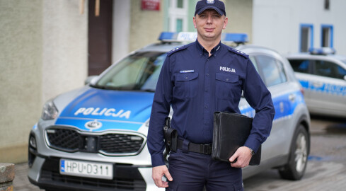 Andrzej Piszczek laureatem konkursu "Policjant, który mi pomógł" - grafika