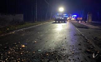 Wjechała autem w dom. Była pijana