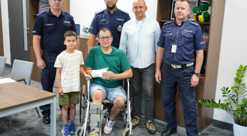 "Dla Pana Marcina. Bohatera, który uratował mojego tatę" - grafika
