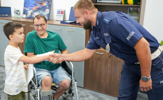 "Dla Pana Marcina. Bohatera, który uratował mojego tatę"