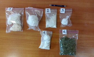 Ponad pół kg amfetaminy i marihuana. Zatrzymany 31-latek