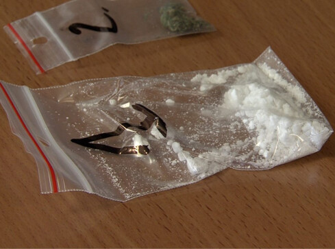 Cyklista z amfetaminą  - grafika