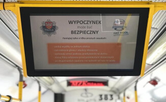 Akcja MZK i policji "Bezpieczny wypoczynek nad wodą" 