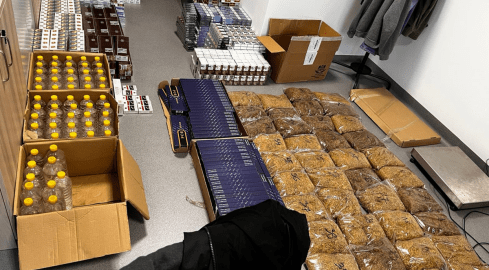 Nielegalny tytoń i spirytus za milion złotych  - grafika