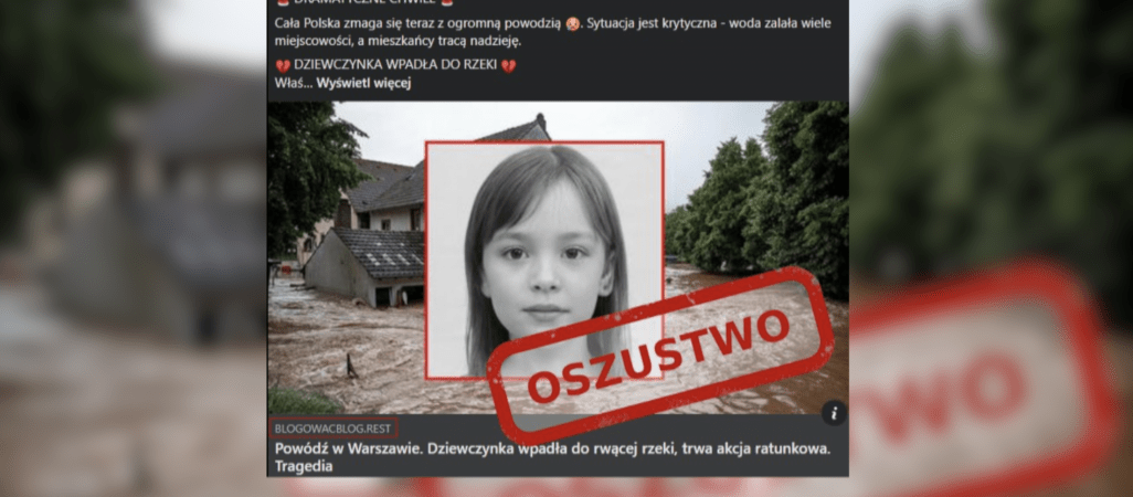 Fałszywe zbiórki na powodzian. Uważajcie komu pomagacie 