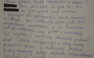 Kobieta zostawiła 10 tysięcy złotych w gotówce