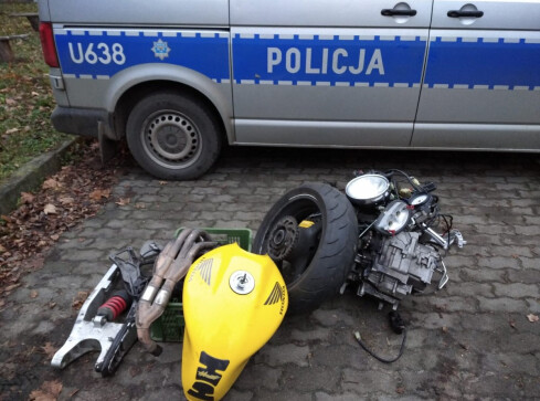 Posiadał marihuanę i części skradzionego motocykla  - grafika