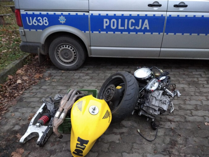 Posiadał marihuanę i części skradzionego motocykla  - grafika