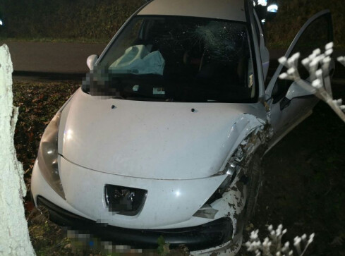 Pijana 18-latka wjechała w drzewo. Ona i pasażerka trafiły do szpit - grafika