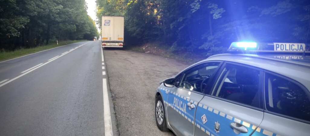Pijany Ukrainiec zatrzymany przez pilankę na DK 10
