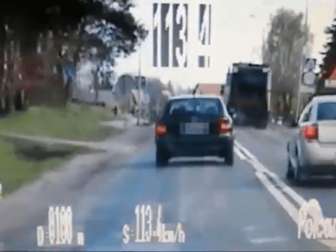 Pirat drogowy stracił prawo jazdy na trzy miesiące  - grafika