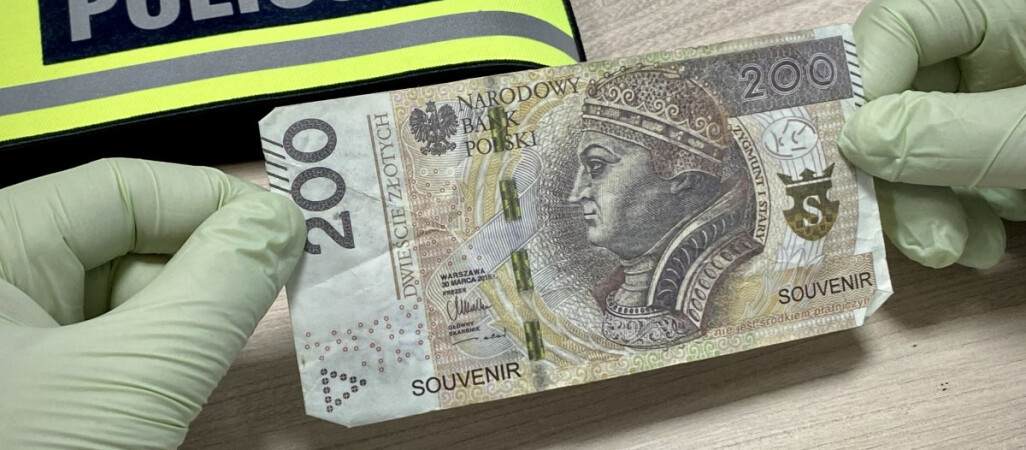 Płacili imitacją banknotów. Oszukali trzy sklepy w Pile