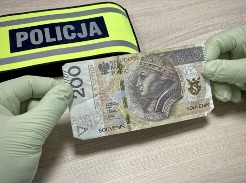 Płacili imitacją banknotów. Oszukali trzy sklepy w Pile  - grafika