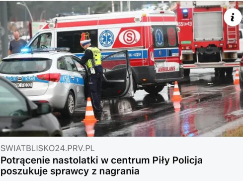 "Ten gnojek potracił śmiertelnie nastolatkę". Kolejne oszustwo  - grafika