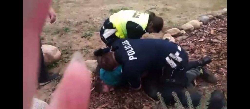 Brutalna interwencja policji? VIDEO 