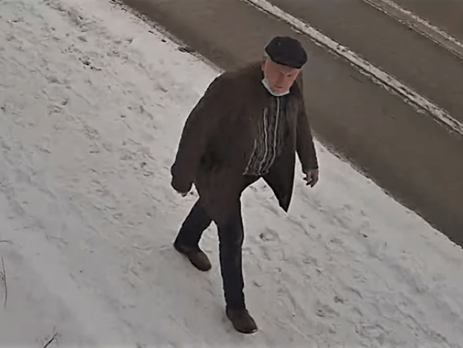 Policja szuka złodzieja skórzanej kurtki - VIDEO  - grafika